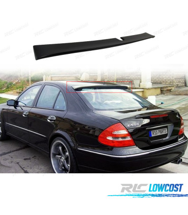 SPOILER TETO MERCEDES CLASE E W211 02-06 LOOK AMG PRETO BRILHANTE