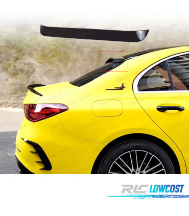 AILERON DE TETO MERCEDES CLASE C W206 21- LOOK AMG PRETO BRILHANTE