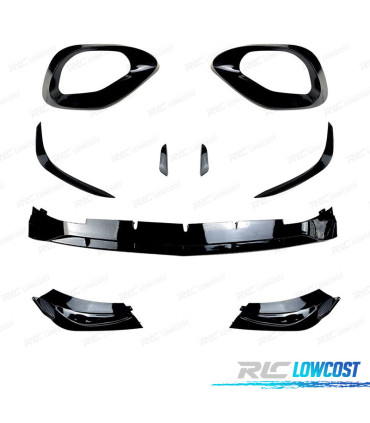 SPOILER FRONTAL MERCEDES CLASE C W206 21- PRETO BRILHANTE