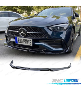LIP SPOILER FRONTAL MERCEDES CLASE C W206 21- LOOK BRABUS PRETO BRILHANTE