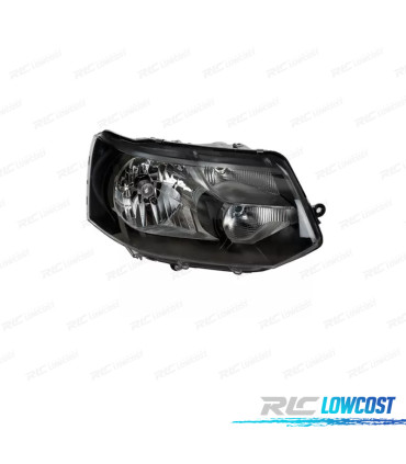 FAROL DIR PARA VOLKSWAGEN VW T5 10-15 PRETO