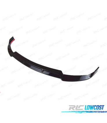SPOILER LIP FRONTAL MERCEDES CLASE C W205 14-18 LOOK AMG PRETO BRILHANTE