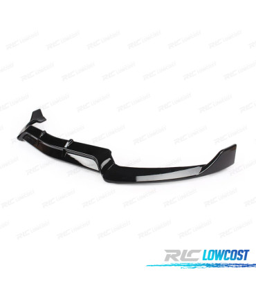 SPOILER LIP FRONTAL MERCEDES CLASE C W205 18-21 LOOK AMG PRETO BRILHANTE