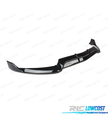 SPOILER LIP FRONTAL MERCEDES CLASE C W205 18-21 LOOK AMG PRETO BRILHANTE