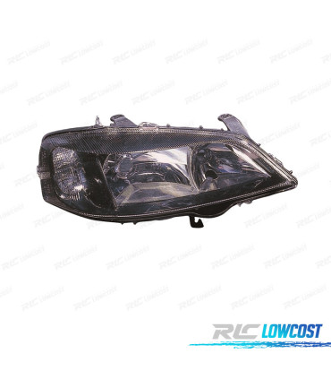 FAROL DIR OPTICAS PARA OPEL ASTRA G 98-04 FUNDO PRETO
