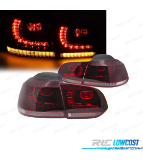 FAROLINS PARA VOLKSWAGEN VW GOLF 6 08-13 LED VERMELHO BRANCO