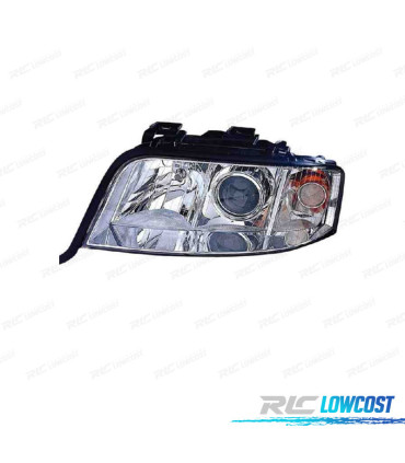 FAROL ESQ OPTICAS XENON PARA AUDI A6 01-04