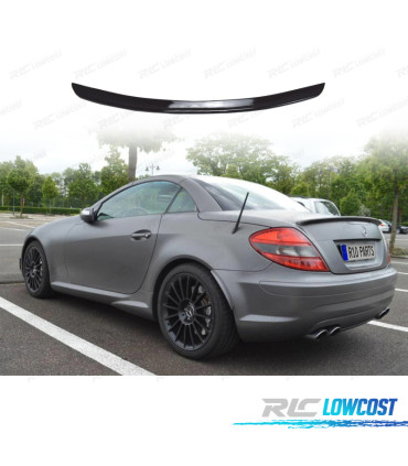 AILERON SPOILER MERCEDES SLK R171 04-11 LOOK AMG PRETO BRILHANTE