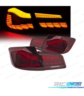FAROLINS PARA BMW F10 10-16 OLED VERMELHO