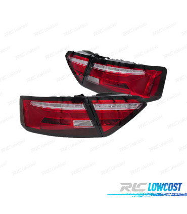 FAROLINS PARA AUDI A5 11-16 LED VERMELHO BRANCO