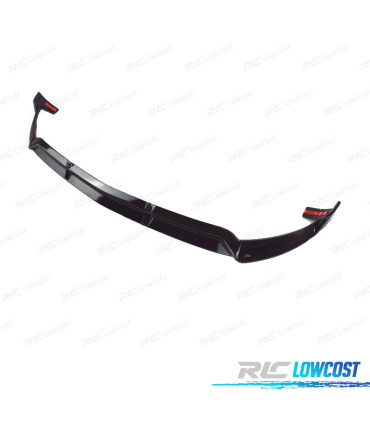 SPOILER LIP FRONTAL MERCEDES GLC X253 15-18 PRETO BRILHANTE