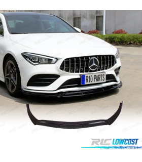 SPOILER LIP FRONTAL MERCEDES CLA W118 19- PRETO BRILHANTE