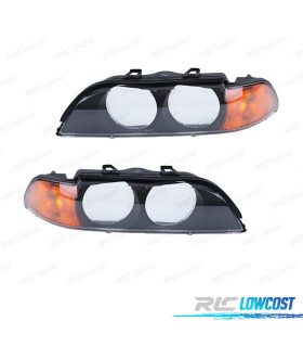 LENTES OPTICAS BMW SERIE 5 E39 95-00 PRETO AMBAR