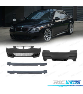 KIT CARROÇARIA BMW E60 03-07 COM LAVAFAROS LOOK M5