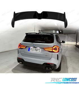 AILERON SPOILER BMW X3 G01 G07 17- PRETO BRILHANTE LOOK M
