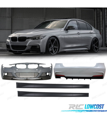 KIT CARROÇARIA BMW F30 LOOK M PERFORMANCE PDC