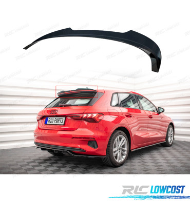 AILERON AUDI A3 8Y 20- PRETO BRILHANTE