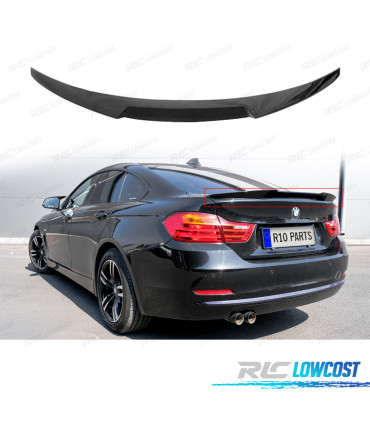 SPOILER BMW F36 GRAN COUPE 14-21 LOOK M PERFORMANCE PRETO BRILHANTE