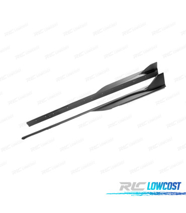 EXTENSÕES DE EMBALADEIRAS FORD MUSTANG V6 GT 10-14 LOOK GT500 PRETO MATE