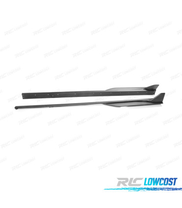 EXTENSÕES DE EMBALADEIRAS FORD MUSTANG V6 GT 10-14 LOOK GT500 PRETO MATE