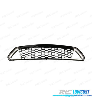 GRELHA FRONTAL SUPERIOR LUZ LED DRL FORD MUSTANG 15-17 LOOK IKON