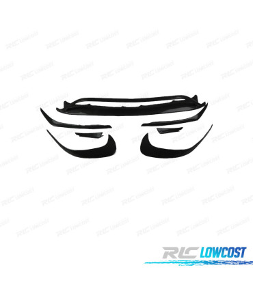 KIT DE MOLDURAS MERCEDES W117 AMG 13-19 LOOK A45 PRETO BRILHANTE
