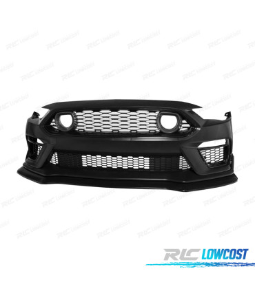PARA-CHOQUES FRONTAL FORD MUSTANG 18-22 LOOK MACH 1 GRELHA LUZ LED
