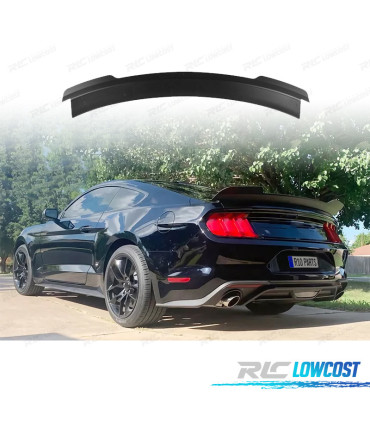 AILERON SPOILER FORD MUSTANG 15-20 PRETO MATE