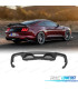 DIFUSOR FORD MUSTANG 18-22 LOOK GT350 SAIDA DUPLA