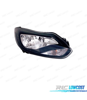 FAROL DIR FORD FOCUS IV 11-14 FUNDO PRETO