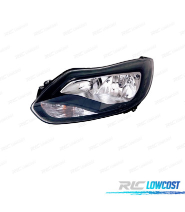 FAROL ESQ PARA FORD FOCUS IV 11-14 FUNDO PRETO