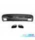 DIFUSOR MERCEDES X156 AMG 13-19 LOOK GLA45 PRETO + PONTEIRAS DE ESCAPE PRETAS