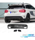 DIFUSOR MERCEDES X156 AMG 13-19 LOOK GLA45 PRETO + PONTEIRAS DE ESCAPE PRETAS