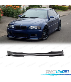 SPOILER LIP DIANTEIRO BMW E46 98-07 LOOK M3 PRETO MATE