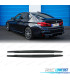 EXTENSÕES DE EMBALADEIRAS BMW G30 G31 17- LOOK M PERFORMANCE PRETO MATE