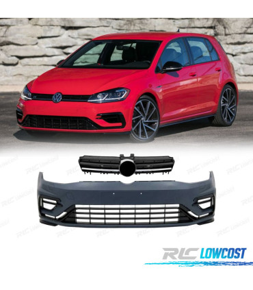 PARA-CHOQUES FRONTAL VOLKSWAGEN VW GOLF 7.5 17-19 LOOK R20 SRA