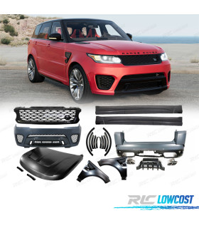 KIT CARROÇARIA RANGE ROVER SPORT L494 18- LOOK SVR