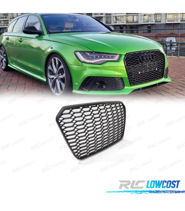 GRELHA AUDI A6 C7 4G 11-14 LOOK RS6 2020 PRETO MATE