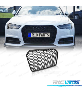 GRELHA AUDI A6 C7 4G 14-18 LOOK RS6 2020 PRETO MATE