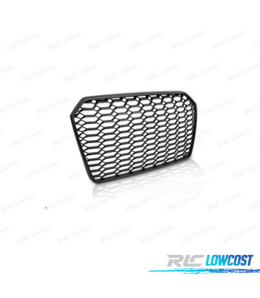 GRELHA AUDI A6 C7 4G 14-18 LOOK RS6 2020 PRETO MATE