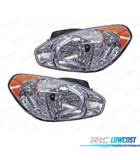 FARÓIS OPTICAS COM REGULAÇÃO MANUAL HYUNDAI ACCENT 3 4P 06-11