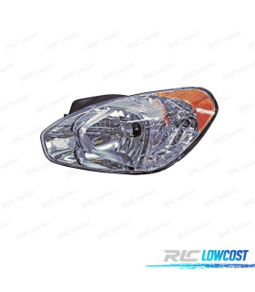 FAROL ESQ OPTICA COM REGULAÇÃO MANUAL HYUNDAI ACCENT 3 4P 06-11