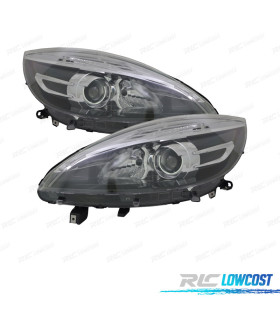 FARÓIS RENAULT SCENIC III 12-16 FUNDO PRETO
