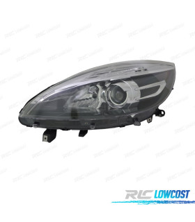 FAROL ESQ RENAULT SCENIC III 12-16 FUNDO PRETO