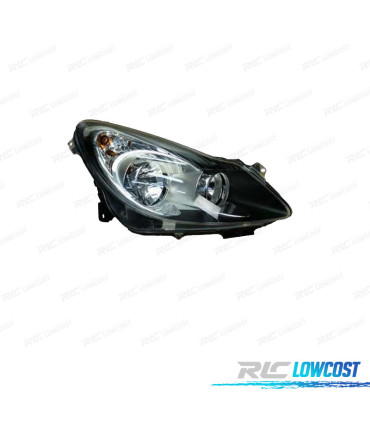 FAROL DIR OPTICAS PARA OPEL CORSA D 06- FUNDO PRETO