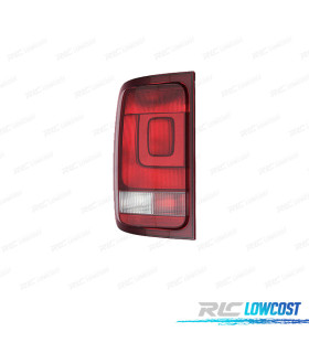 FAROLIN ESQ VOLKSWAGEN VW AMAROK 13-19 BRANCO FUMADO VERMELHA