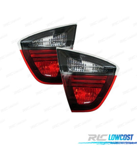 FAROLINS BMW E90 4D 05-08 FUMADO VERMELHA