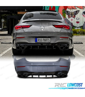 PARA-CHOQUES TRASEIRO MERCEDES CLA W118 LOOK AMG CLA45S 19-23 PDC