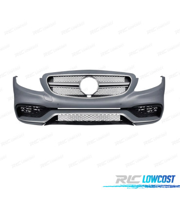 PÁRA-CHOQUES FRONTAL MERCEDES CLASE C W205 14-18 LOOK AMG PDC + GRELHA