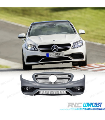 PÁRA-CHOQUES FRONTAL MERCEDES CLASE C W205 14-18 LOOK AMG + GRELHA